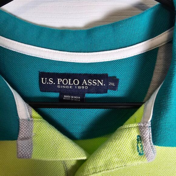 U.S. POLO ASSN. Polo Shirt-Multicolor-Men's 2XL - Picture 2 of 8